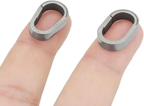 حلقات سلسلة مفاتيح صغيرة من TONYFY من التيتانيوم، مشبك سلسلة مفاتيح سريع الفك، حامل مفاتيح صغير، موصل EDC للرجال in Kuwait