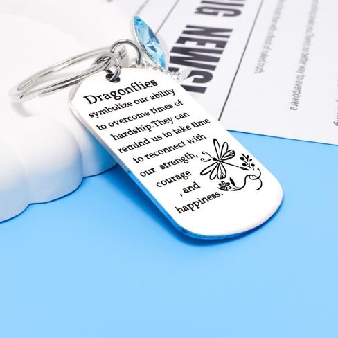 Sjcmbxxs Dragonfly Gifts for Women Dragonflys Keychain inspirational Key Chains Encouragement Meaningful Gifts For Girls Woman Dragonfly Lovers Jewelry charms For Birthday Christmas Stocking Stuffers in Kuwait