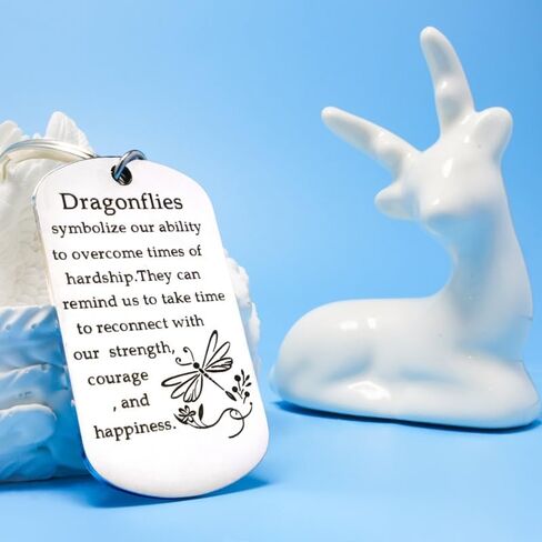 Sjcmbxxs Dragonfly Gifts for Women Dragonflys Keychain inspirational Key Chains Encouragement Meaningful Gifts For Girls Woman Dragonfly Lovers Jewelry charms For Birthday Christmas Stocking Stuffers in Kuwait