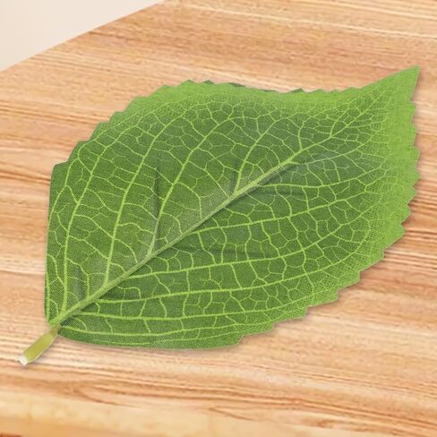 SynHHergyx 30 Pcs Artificial Green Leaves Hydrangea 6.3"x3.9" Faux Leaves, Bulk Greenery Fake Hydrangea Leave Fake Leave for Crafts Wedding Bouquets Wreaths Decor in Saudi Arabia