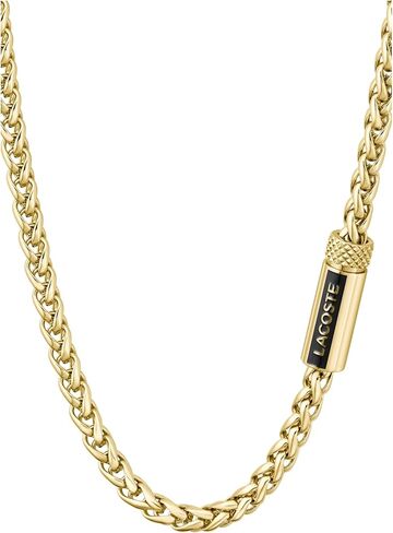 Lacoste Spelt Men's Chain Necklace, Fashionable, Eye-Catching Men's Jewelry in Saudi Arabia
