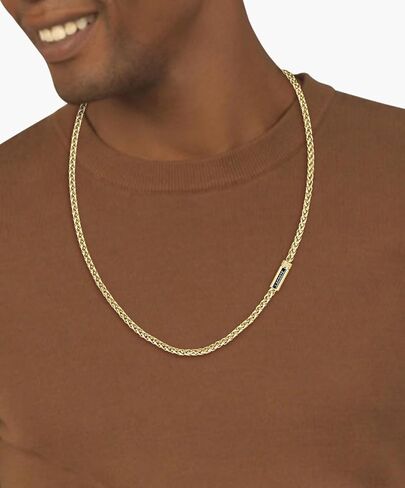 Lacoste Spelt Men's Chain Necklace, Fashionable, Eye-Catching Men's Jewelry in Saudi Arabia