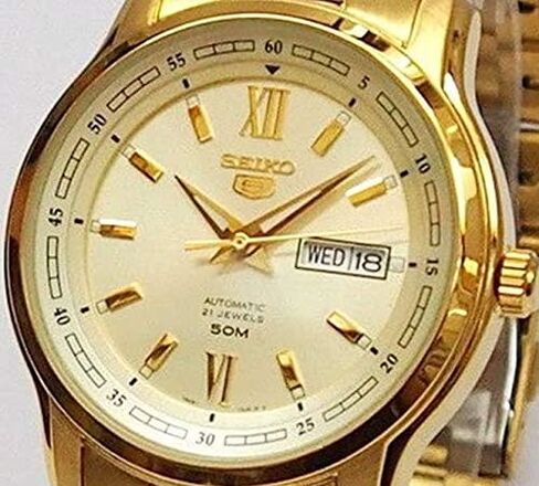 SEIKO 5 Automatic Champagne Dial Men's Watch SNKP20K1S in Saudi Arabia