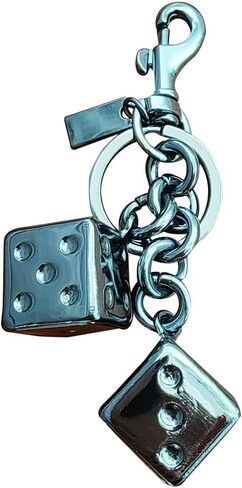 Meimimix 8 الكرة النرد سلسلة مفاتيح سحرية Y2K الجمالية مفتاح سلسلة للنساء الرجال حقيبة أنيقة محفظة ملحقات الحقائب اليدوية in Kuwait