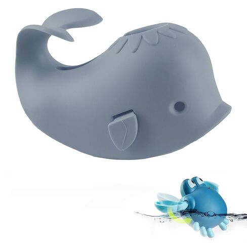 Bath Spout Cover for Bathtub - Protects Baby from Bumping Head During Bathing Time Baby Faucet Cover Universal Faucet Protective Cover Whale Design (Pink) in Saudi Arabia