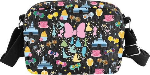 MBMSO Princess Crossbody Bag Princess Character Gifts for Princess Group Fans Fairy Tales Princess Merch Princess Party Purse in Saudi Arabia