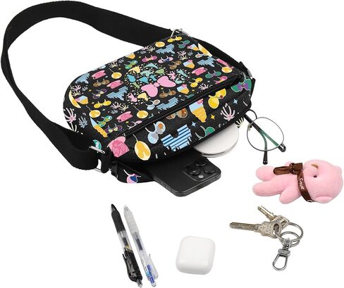 MBMSO Princess Crossbody Bag Princess Character Gifts for Princess Group Fans Fairy Tales Princess Merch Princess Party Purse in Saudi Arabia
