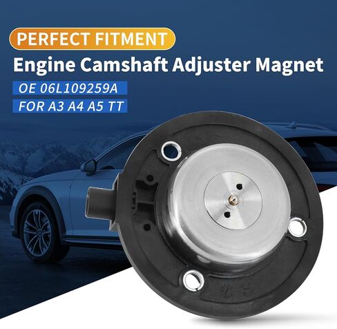06H109257A VVT Variable Valve Timing Oil Control Valve Compatible with Volkswagen Eos Tiguan Silver in Saudi Arabia