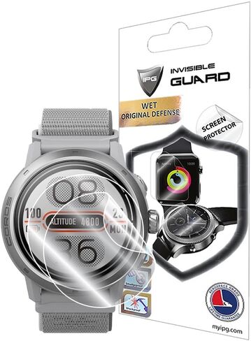 IPG for COROS VERTIX 2 Adventure GPS Watch Hydrogel Screen Protector (2 Units) Invisible HD Clear Film Anti Scratch Guard-Smooth/Self-Healing/Bubble for VERTIX 2 in Kuwait