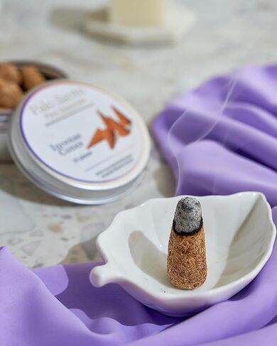 Palo Santo Cones – 100% Natural & Organic Sacred Wood Incense in Tin Can for Smudging, Meditation, Energy Cleansing, Aromatherapy & Spiritual Rituals in Saudi Arabia