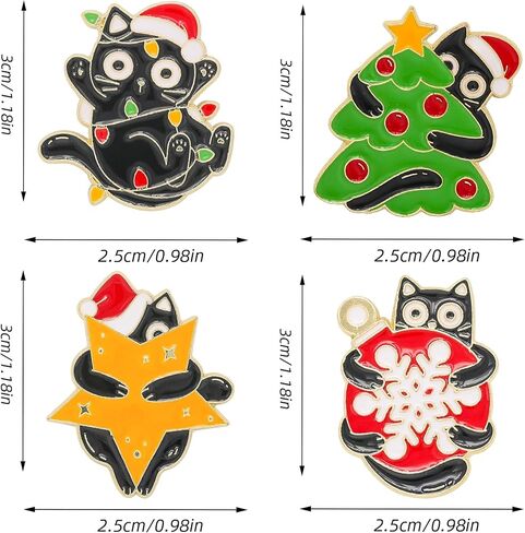 Vancy Utopia Santa Claus Christmas Shape Brooch Pins for Women Gift in Saudi Arabia
