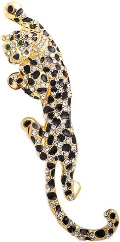 Vintage Gold Leopard ，Punk Animal Brooch Pin，Suit Stud, Shirt Studsfor women for men，Dainty Christmas Wedding Birthday Holiday Jewelry Unisex Clothing Accessories in Saudi Arabia