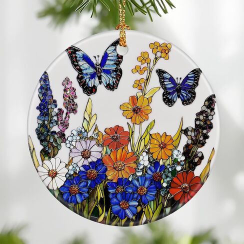 Heart Ornament, Christmas Ornament – Christmas Tree Decor, Holiday Decoration, Stocking Stuffer, Festive Gift Idea, Perfect Love Gift for Couple, Girlfriend, Friends, and Family in Saudi Arabia