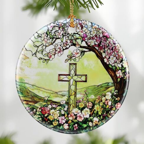 Heart Ornament, Christmas Ornament – Christmas Tree Decor, Holiday Decoration, Stocking Stuffer, Festive Gift Idea, Perfect Love Gift for Couple, Girlfriend, Friends, and Family in Saudi Arabia