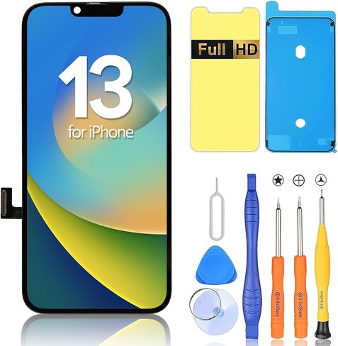 Ayake for iPhone 15 Pro Max Screen Replacement, 6.7 inch FHD LCD Display and Touch Digitizer Screen, True Tone Programmable, Face ID Remains (for A2849, A3105, A3106, A3108) in Saudi Arabia