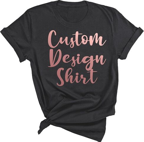 Custom T Shirt Personalized Shirt, Add Your Own Text, Custom Logo Shirts, Customized T-Shirts, Custom Design Shirt, Custom Text on Shirt Mauve in Saudi Arabia