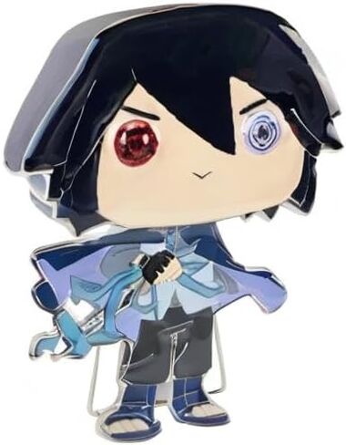 Loungefly PIN Large POP! Enamel Pin - Boruto Next Generations: Sasuke Uchiha - Boruto: Naruto Next Generations Enamel Pins - Cute Collectable Novelty Brooch - for Backpacks & Bags - Gift Idea in Saudi Arabia