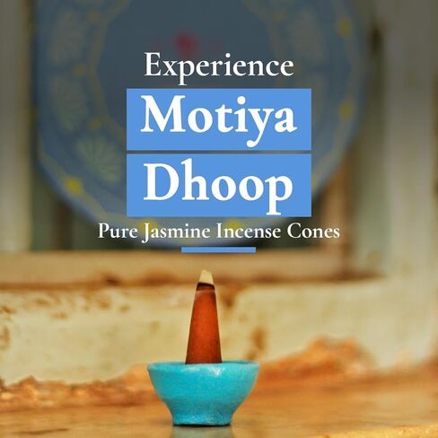 बूँद | Boond Fragrances Motiya Dhoop - Pure Jasmine Incense Cones in Saudi Arabia