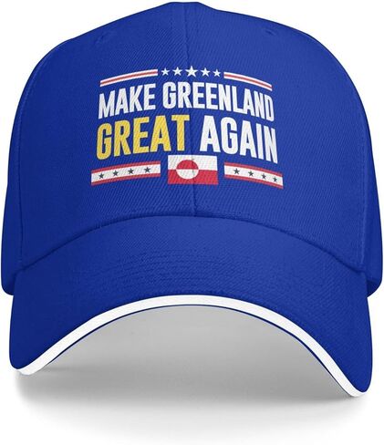 قبعة Cutehat Make Greenland Great Again Hat قبعة علم Greenland قبعة للرجال والنساء باللون الأسود in Kuwait