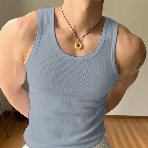 Quick Dry Workout Tank Tops Breathable Gym Sleeveless Muscle Shirts for Active Men in Saudi Arabia