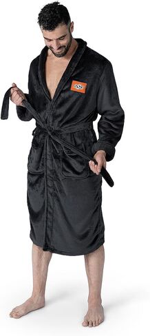NCAA Oklahoma State Cowboys, Silk Touch Bathrobe, L/XL, Snipe Black in Saudi Arabia