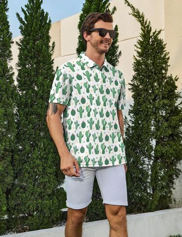 Firiseroh Men's Polo Shirts Golf Shirts for Men Quick-Dry Moisture Wicking Polo Shirt Short Sleeve Polo Shirts in Saudi Arabia
