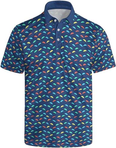 Firiseroh Men's Polo Shirts Golf Shirts for Men Quick-Dry Moisture Wicking Polo Shirt Short Sleeve Polo Shirts in Saudi Arabia