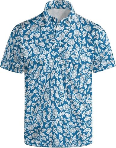Firiseroh Men's Polo Shirts Golf Shirts for Men Quick-Dry Moisture Wicking Polo Shirt Short Sleeve Polo Shirts in Saudi Arabia