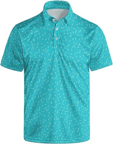 Firiseroh Men's Polo Shirts Golf Shirts for Men Quick-Dry Moisture Wicking Polo Shirt Short Sleeve Polo Shirts in Saudi Arabia