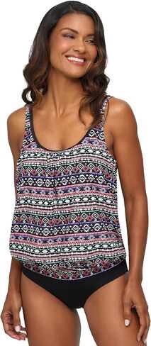 LASCANA Women's Oversized Tankini Top in Saudi Arabia