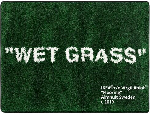 Keep Off Area Rug Green Rugs Modern Home Decor Polyester Carpet 3D Printed Large Pop Rug for Game Room Bedroom Living Room Non-Slip Floor Mat 3' x 4' in Saudi Arabia