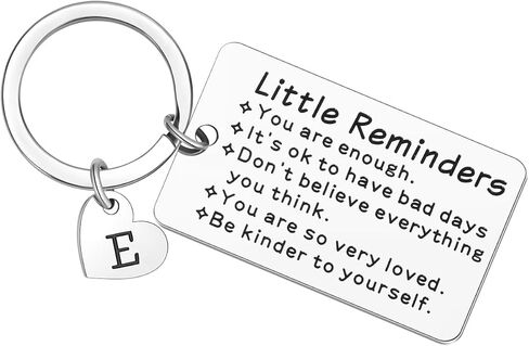 JoycuFF Personalized Name Keychain Gifts for Women, Little Reminders Stainless Steel Keychain Women Gift Ideas in Saudi Arabia
