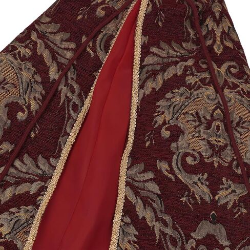 أزياء Cosearlm Tudor Cape في العصور الوسطى وعصر النهضة للرجال زي نوبل تيودور كينج عباءة نصف الكتف in Kuwait