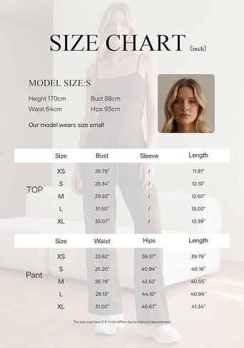 TDCoool Women's 2 Piece Pajama Lounge Set Summer Matching Lounge Sets Spaghetti Strap Tank Top Comfy Wide Leg Pants Sets in Saudi Arabia