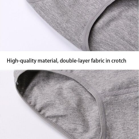 Women's Cotton Underwear High Waisted Ladies Panties Full Coverage Briefs 4 Pack in Saudi Arabia