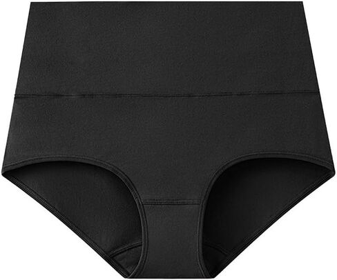 Women's Cotton Underwear High Waisted Ladies Panties Full Coverage Briefs 4 Pack in Saudi Arabia