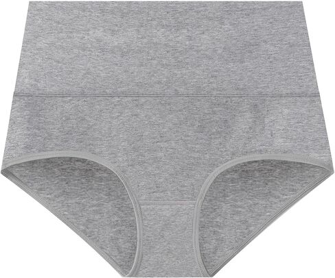 Women's Cotton Underwear High Waisted Ladies Panties Full Coverage Briefs 4 Pack in Saudi Arabia