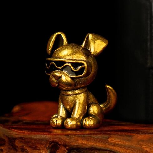 100% Solid Brass Meditating Frog Statue - Retro Desktop Decor Collectible Figurines for Oddities and Curiosities Unique Desk Ornament and Home Decor Art Piece Vintage Crafts for Office or Living Space in Saudi Arabia