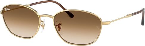 حزمة النظارات الشمسية Ray-Ban RB3749: RB 3749 001/51 Arista/Clear Gradient Brown Crystal Standard ومقود سيليكون عالمي مضاد للانزلاق in Saudi Arabia