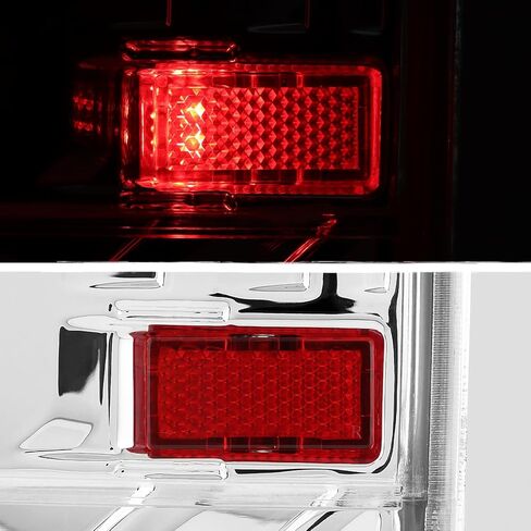 AKKON - Fits 1994-2004 Chevy S10 Pickup GMC Sonoma 96-00 Isuzu Hombre DRL LED Tube Black Tail Lights Pair Left+Right in Kuwait