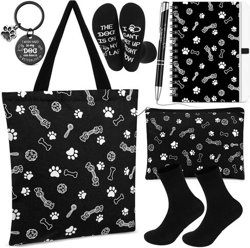Gilprop 6 Pcs Photographer Gift Camera Lover Shopping Bag Keychain Cosmetic Bag Spiral Notebook Ballpoint Pen Socks Don't Lose Your Focus Photography Inspirational Motivational Birthday Valentine Gift in Saudi Arabia