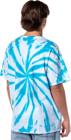 Disney Donald Duck Men's Angry Walk Spiral Tie-Dye Design Adult Short Sleeve Crewneck T-Shirt in Saudi Arabia
