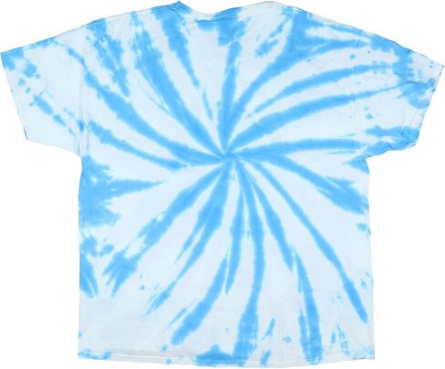 Disney Donald Duck Men's Angry Walk Spiral Tie-Dye Design Adult Short Sleeve Crewneck T-Shirt in Saudi Arabia