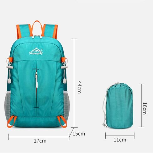 Lightweight Folding Backpack Waterproof Sports Outdoor Backpack Green in Saudi Arabia