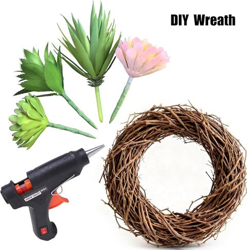 مجموعة نباتات عصارية صناعية مكونة من 4 قطع من Gcrdplat، نباتات عصارية مزيفة واقعية لديكور المنزل والحديقة والحفلات in Kuwait