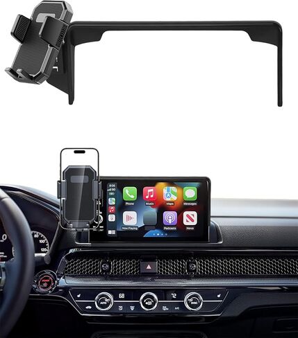 جبل هاتف السيارة لـ Honda HR-V 2023 2024 2025 الملحقات/CR-V 2023 2024 2025 الملحقات 7/9 بوصة شاشة 360 درجة مئوية مهلك 15W حامل الشاحن اللاسلكي السريع لا يؤثر in Kuwait