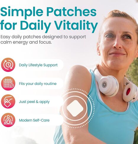 Healthogenics Menopause Day Relief Patch – Doctor-Formulated Transdermal Patch with Vitamin D3, Black Cohosh & Herbal Blend – Natural Support for Menopause Empowerment, 30-Day Supply in Saudi Arabia