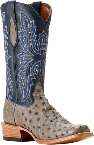 ARIAT Men's Futurity Relentless Exotic Ostrich Western Boot Square Toe - 10053826 11.5 EE US in Saudi Arabia