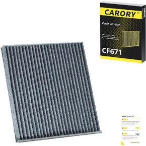 Cabin Air Filter w/Activated Carbon for Select 2007-2016 Hyundai, Kia Models - Accent, Elantra, Elantra Coupe, Elantra Gt, Forte, Forte Koup, Forte5, Rondo, CF10728, 97133-2H001 in Kuwait