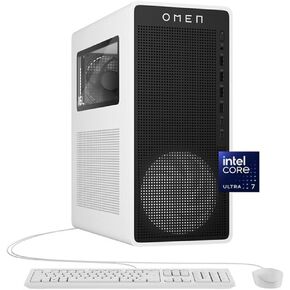 HP OMEN 45L Gaming Desktop, Intel Core Ultra 7 265K, 32 GB RAM, 1 TB SSD, NVIDIA GeForce RTX 5070 Ti, Windows 11 Pro, Microsoft Copilot, Tempered Glass, GT22-3060 (2025) in Kuwait